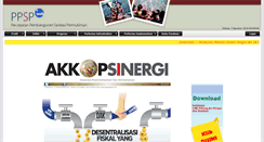 Desktop Screenshot of monev.sanitasi.or.id